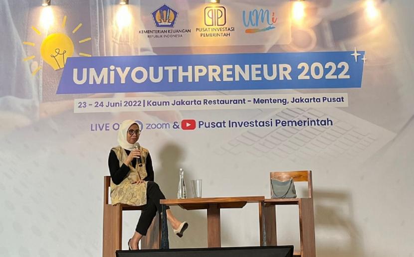Holding Ultra Mikro (UMi) melalui Pusat Investasi Pemerintah (PIP) menggelar UMi Youthpreneur 2022 yang berlangsung selama dua hari, Kamis-Jumat (23-24/6/2022) di Kaum Jakarta Restaurant, Menteng, Jakarta.