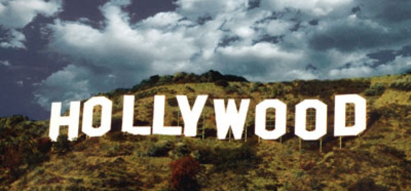 Hollywood, pusat industri perfilman AS.