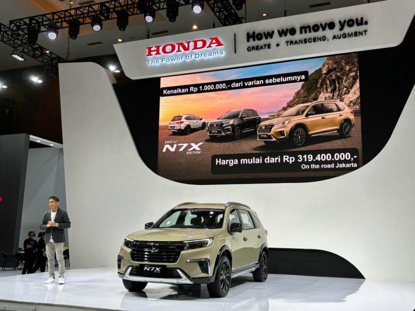 Honda meluncurkan New Honda BR-V N7X Edition pada pembukaan  Indonesia International Motor Show (IIMS) 2024, Kamis (15/2/2024)