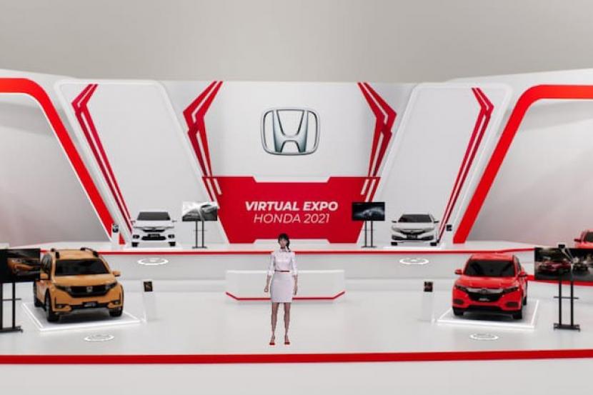 Honda menggelar virtual expo dengan fitur 3D experience atau Virtual Tour 360 derajat. 