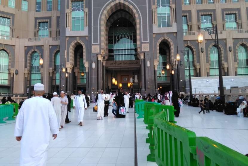 Hotel bintang lima di sekitar Masjid al-Haram, Makkah, Arab Saudi.