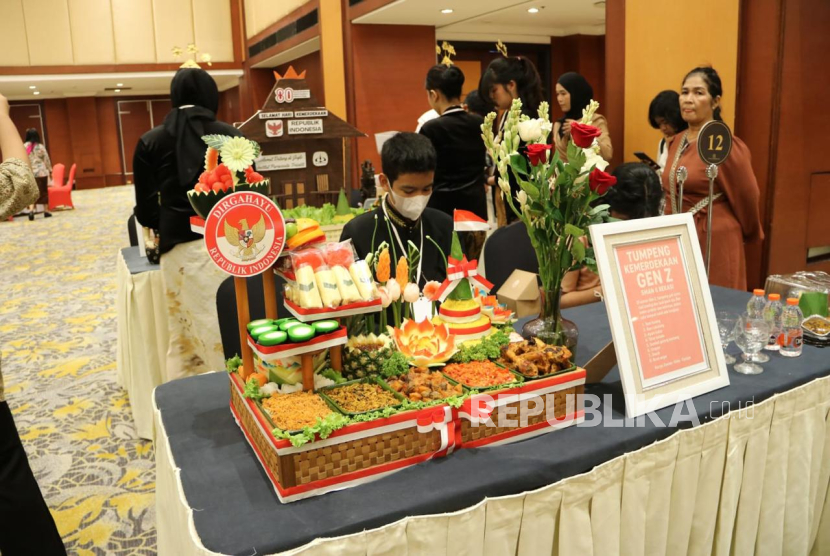 Festival Tumpeng Nusantara 2025 di Hotel Borobudur Jakarta Meriahkan HUT RI