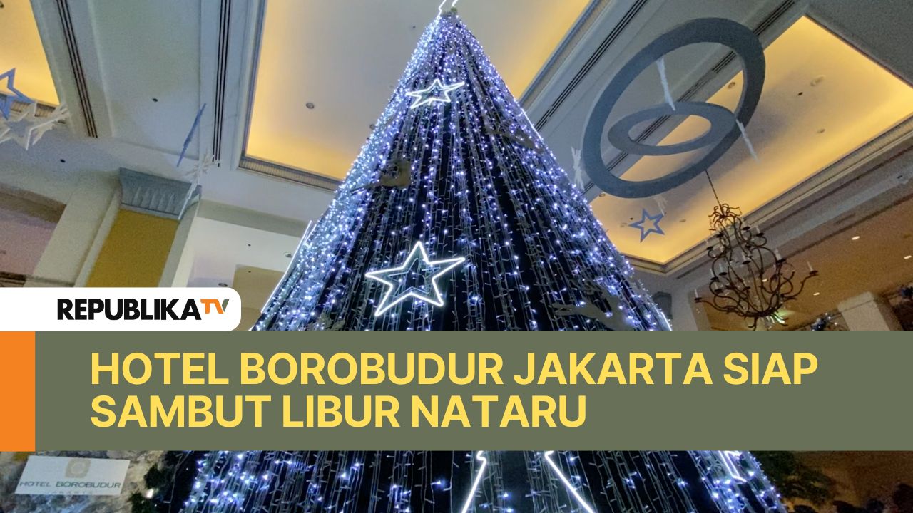 Hotel Borobudur Jakarta gelar Christmas Tree Lighting.