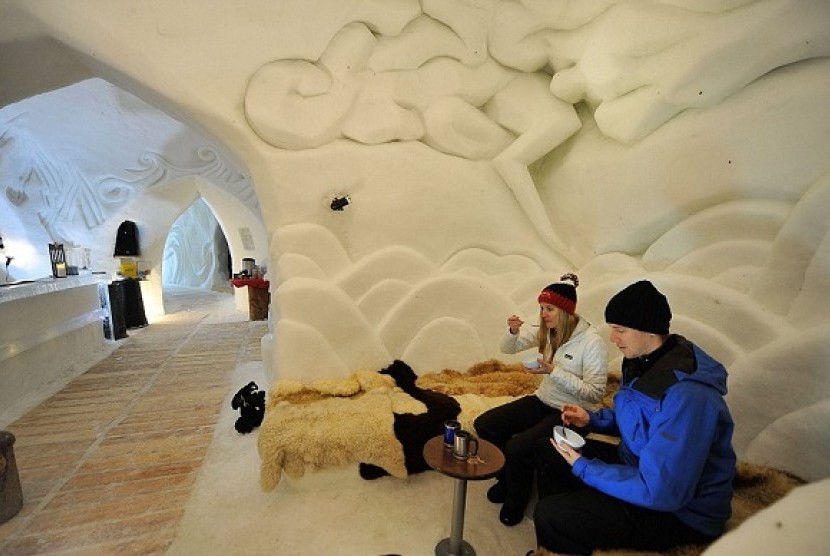 Es bongkah rumah orang eskimo dari Kunci Jawaban