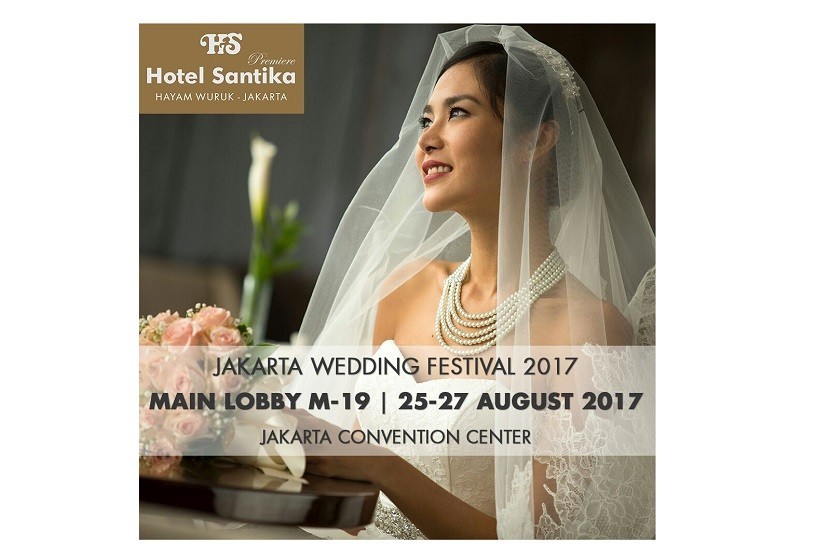 Hotel Santika Premiere, Hayam Wuruk, Jakarta, akan berpartisipasi dalam Jakarta Wedding Festival 2017.