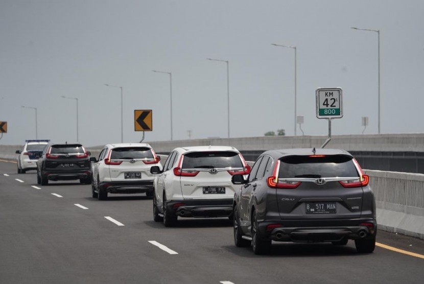 HPM menggelar new toll road test with Honda di Japek Elevated Toll pada Kamis (19/12). 