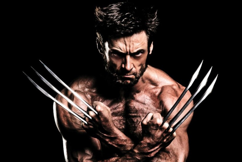 Hugh Jackman sebagai Wolverine.