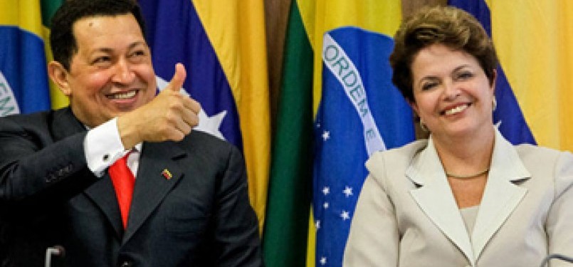 Hugo Chavez-Dilma Rousseff