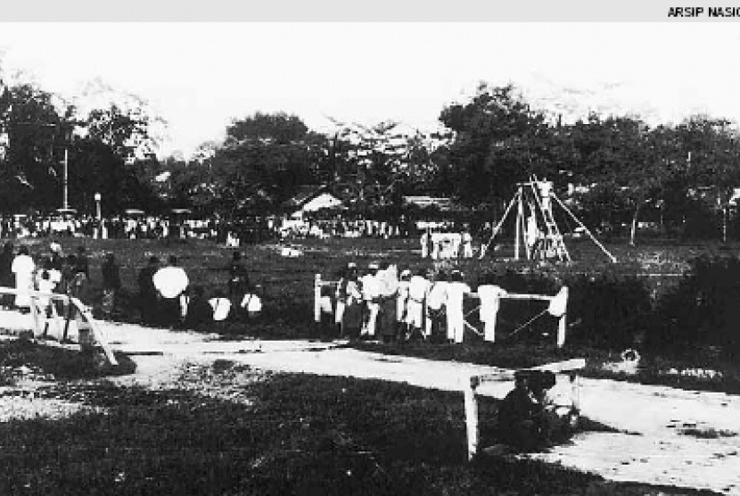 Kampung cina di Batavia tahun 1910.