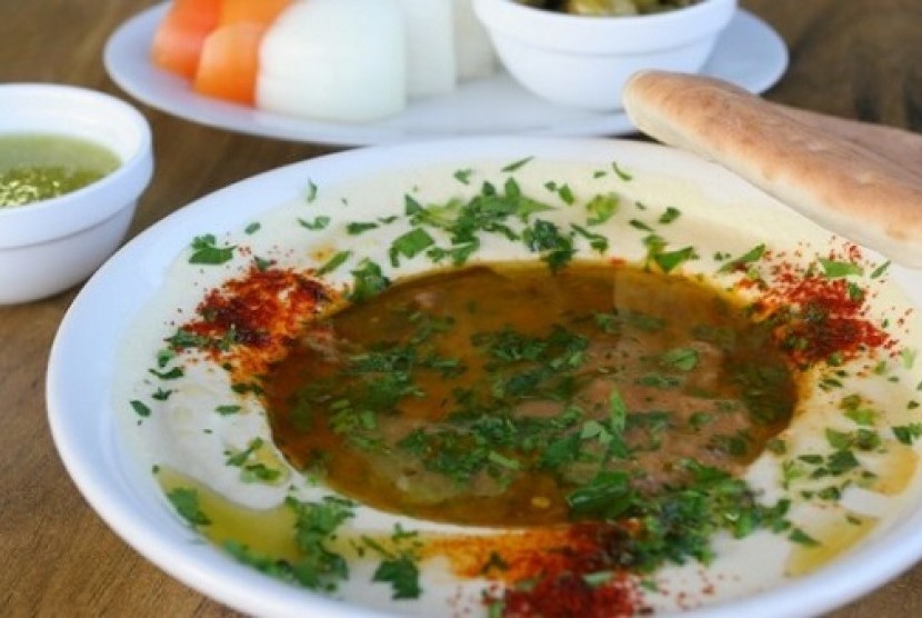 Hummus di restoran Netanya Israel