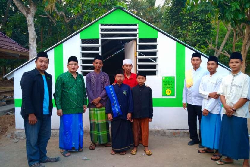 Huntara Jatman di Lombok.