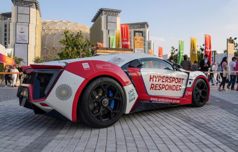 HyperSport Responder, mobil tanggap darurat tercepat dan termahal yang dilucurlkan di Dubai.