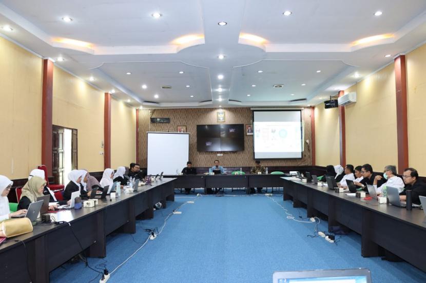 IAIN Bukittinggi menggelar Workshop Pendampingan Akreditasi  Jurnal Ilmiah, di Bukittinggi, Senin (30/5).