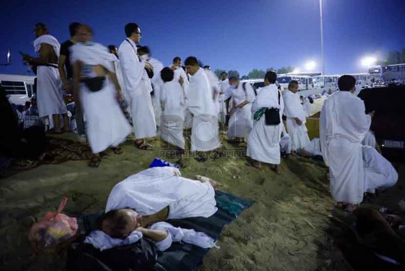 Ibadah haji di mekkah.(Republika/ Yogi Ardhi)