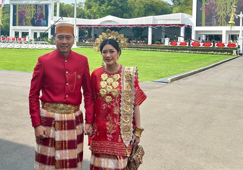 Ibas bersama istri hadiri HUT ke-79 RI di Istana Merdeka, Jakarta. 