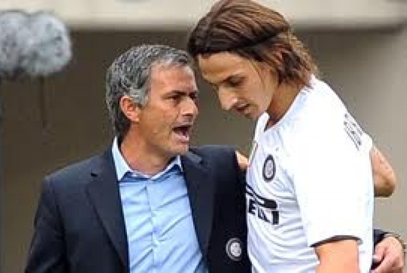 Ibrahimovic dan Jose Mourinho