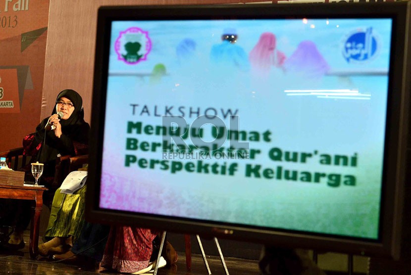  Ibu dari para penghafal Al-Qur'an, Wirianingsih berbagi pengalamannya dalam talk show 
