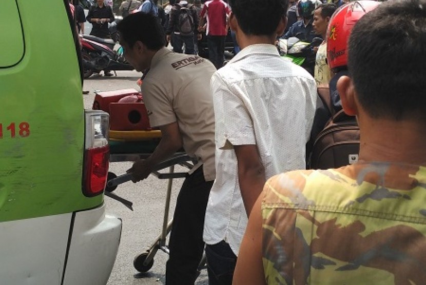 Ibu korban tabrakan di Warung Buncit Raya, Jakarta Selatan