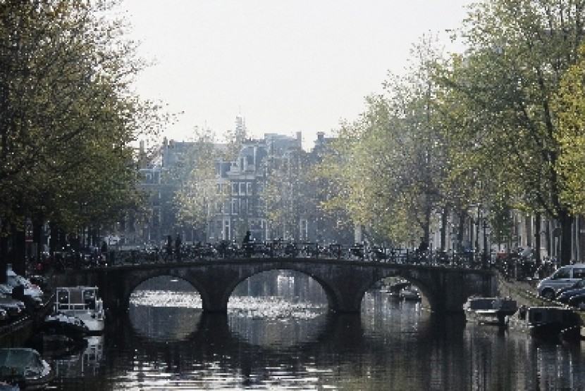 Ibu kota Belanda, Amsterdam. 