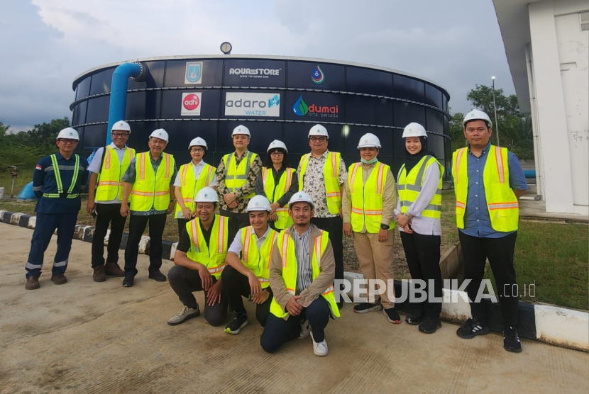 IIF dan ADB tinjau pembangunan infrastruktur air bersih di Dumai, Riau.