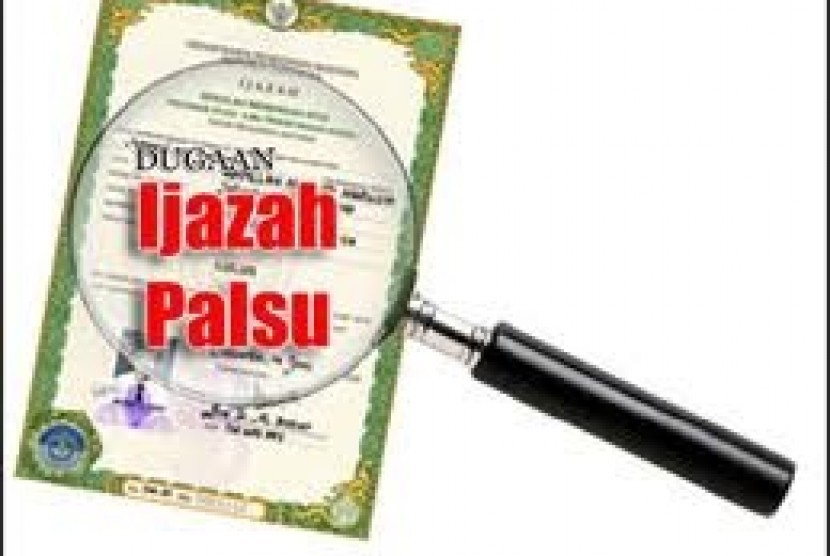 Ijazah Palsu (ilustrasi)