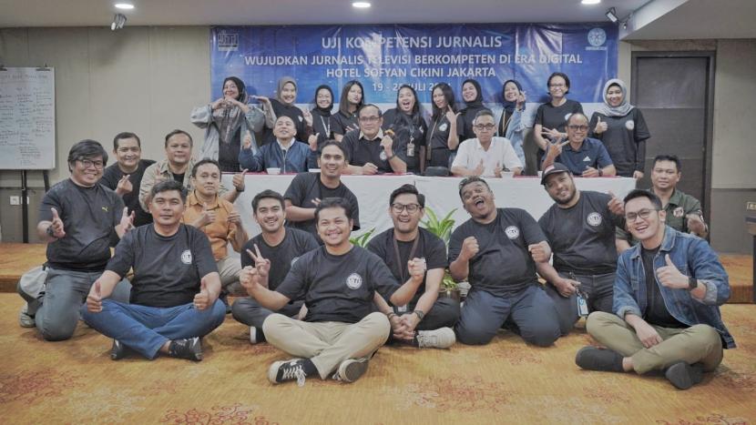 Ikatan Jurnalis Televisi Indonesia (IJTI) Jakarta Raya menggelar uji kompetensi jurnalis (UKJ) di Hotel Sofyan, Cikini, Jakarta Pusat pada Jumat-Sabtu (19-20/7/2024).