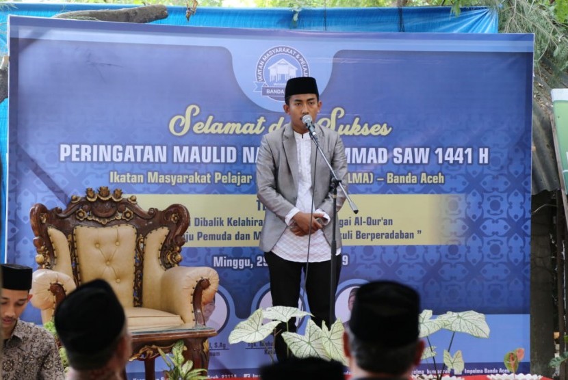 Ikatan Masyarakat Pelajar Matangkuli (Impelma) Banda Aceh menggelar peringatan maulid Nabi Muhammad SAW.
