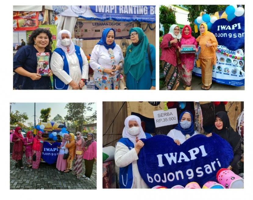Ikatan Wanita Pengusaha Indonesia (Iwapi) Ranting Bojongsari ikut meramaikan Lebaran Depok, yang berlangsung 3-5 Juni 2022, di Depok.