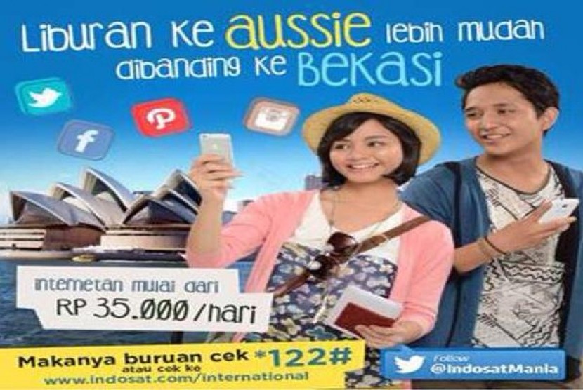 Iklan Indosat yang menyinggung warga Bekasi.