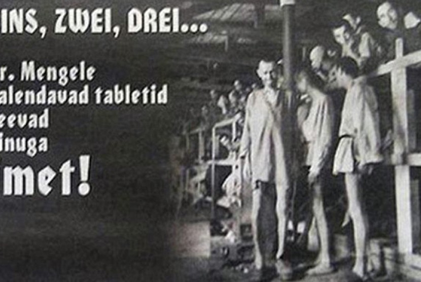 Iklan yang mengolok kamp Nazi