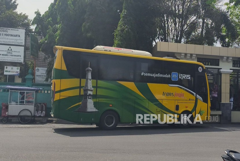 Illustrasi Trans Jogja yang akan diperluas rutenya sampai ke Wonosari.