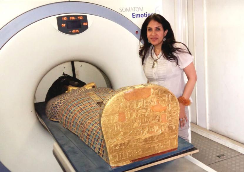Ilmuwan melakukan CT Scan terhadap mumi Firaun Seqenenre 