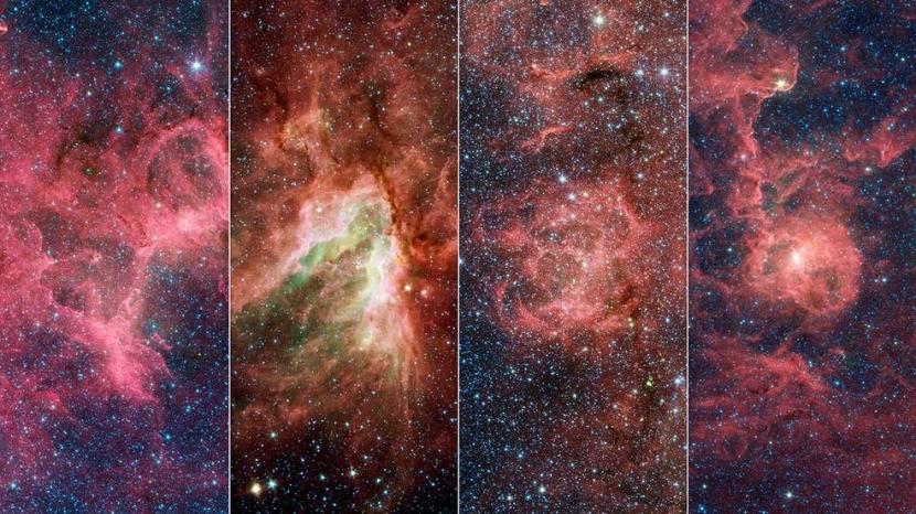 Ilmuwan mengungkapkan adanya pecahan di salah satu lengan spiral galaksi Bima Sakti.