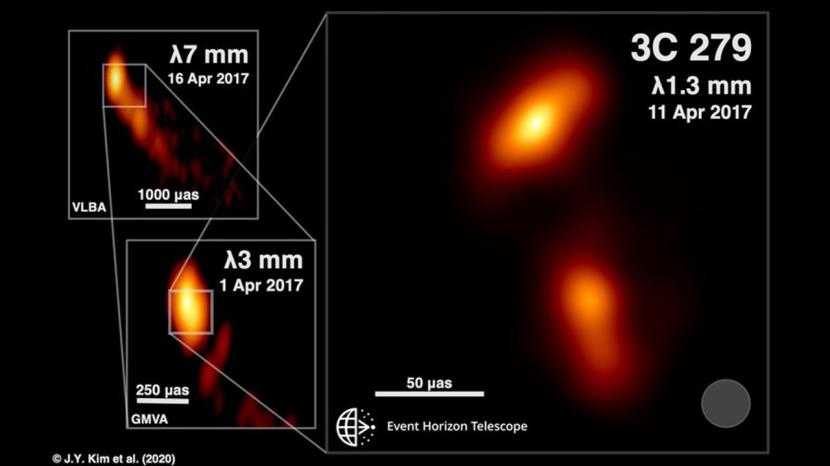 Ilmuwan merilis foto detail lubang hitam.