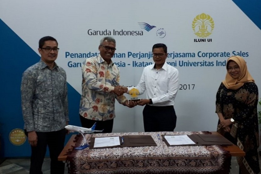 Iluni UI-Garuda Indonesia jalin kerja sama.