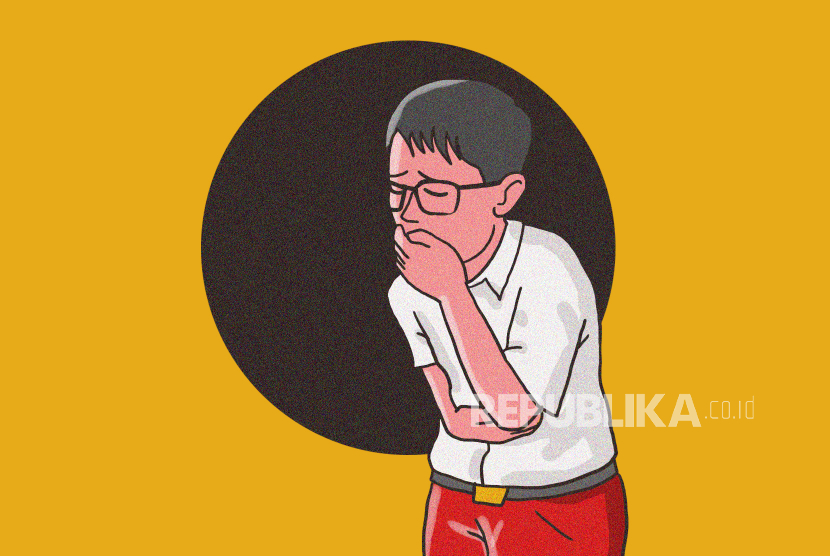 ilustrasi anak sekolah keracunan
