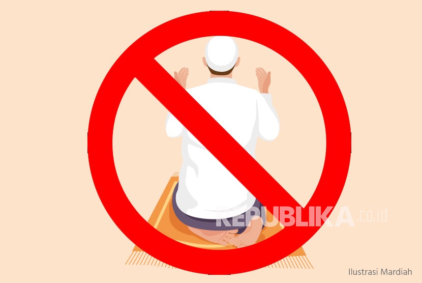 Ilustrasi  Anti Muslim. Viral Video Guru di AS Ganggu Murid Muslim Sedang Sholat