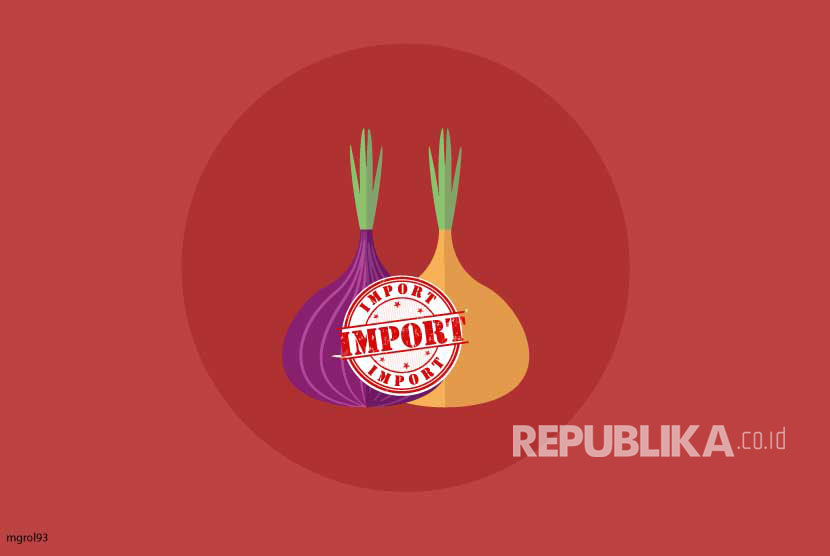 Ilustrasi Bawang Impor