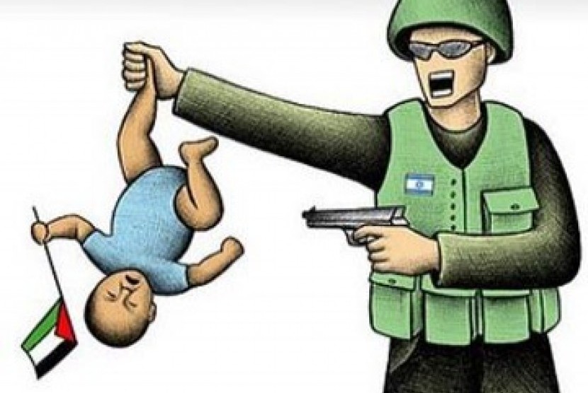 Ilustrasi: bayi Palestina