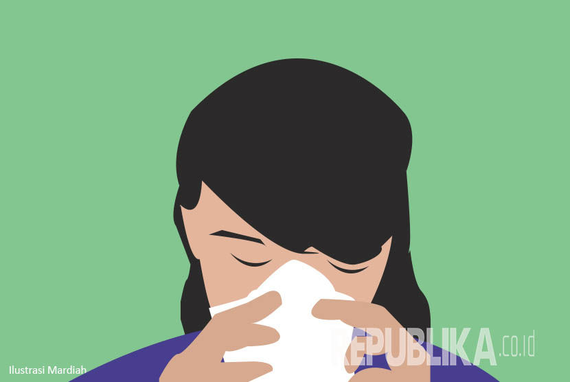 Waktu yang tepat untuk mencurigai flu yang Anda alami adalah salah satu gejala Covid-19 (ilustrasi).