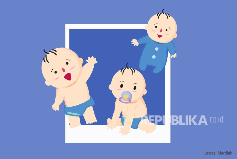 Sebuah studi menemukan bahwa seorang bayi baru bisa mengembangkan kepekaan humor (sense of humor) saat berusia satu bulan (ilustrasi).