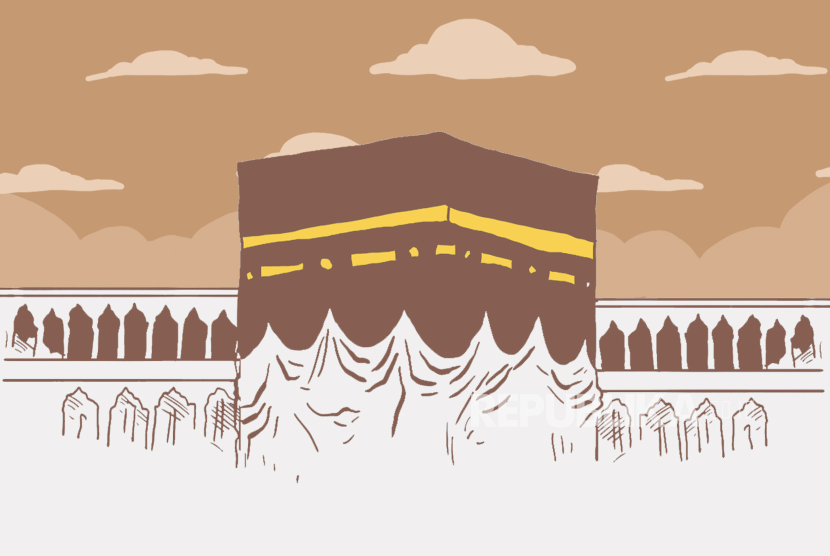 ilustrasi haji kabah