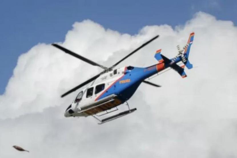 Ilustrasi helikopter Polri