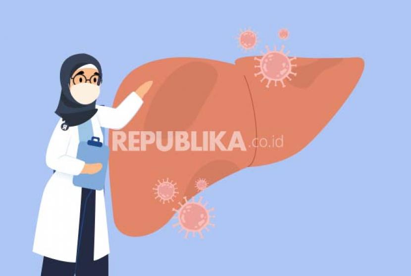 Ilustrasi hepatitis akut. Kementerian Kesehatan RI melaporkan jumlah dugaan kasus Hepatitis akut misterius pada anak di bawah usia 16 tahun di Indonesia hingga Kamis (2/6/2022) pukul 16.00 WIB berjumlah 24 pasien.