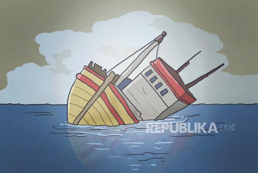 Kemenhub sebanyak enam kapal membantu evakuasi penumpang KM Barcelona. (ilustrasi)