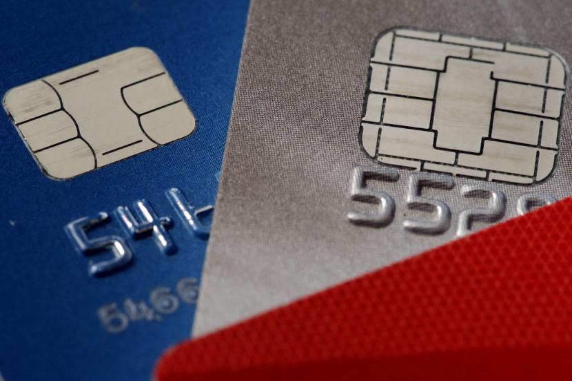 Ilustrasi kartu kredit. Utang kartu kredit warga Amerika mencapai 1,03 triliun dolar AS.