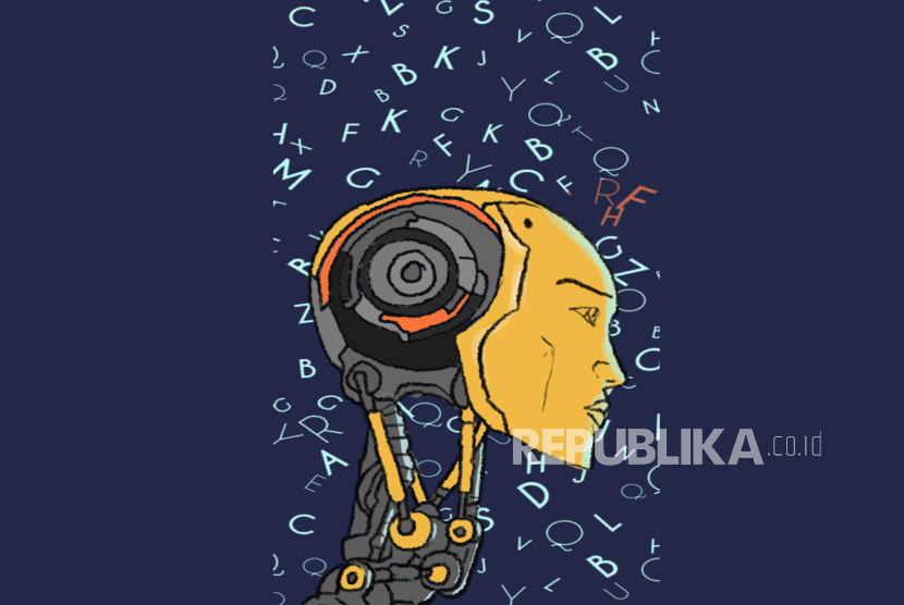 Ilustrasi kecerdasan buatan 