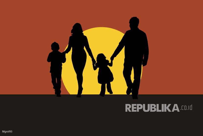 IKADI: Keluarga Adalah Elemen Penting Kehidupan Manusia. Foto: Ilustrasi Keluarga Bahagia