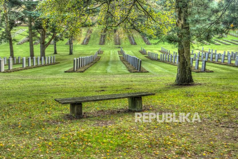 ILUSTRASI Makam atau kuburan