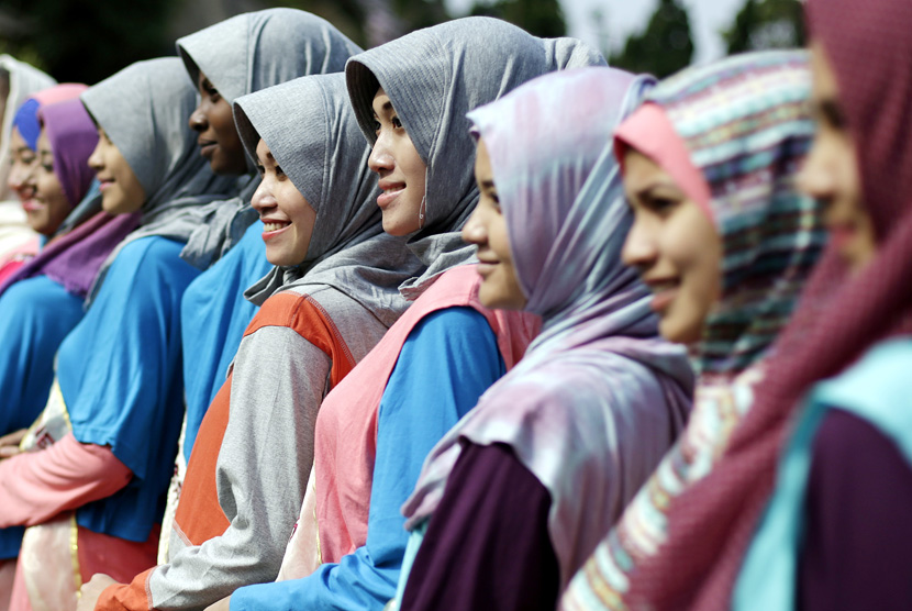 Ilustrasi Muslimah berhijab. Al-Azhar menegaskan kewajiban hijab untuk Muslimah yang baligh dan berakal 